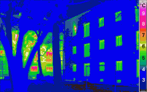 Passivehaus themogram