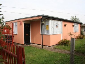 Post war pre-fab home in Britain