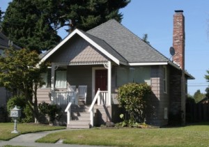 small post-war home