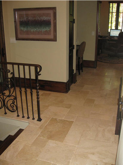 travertine tile flooring