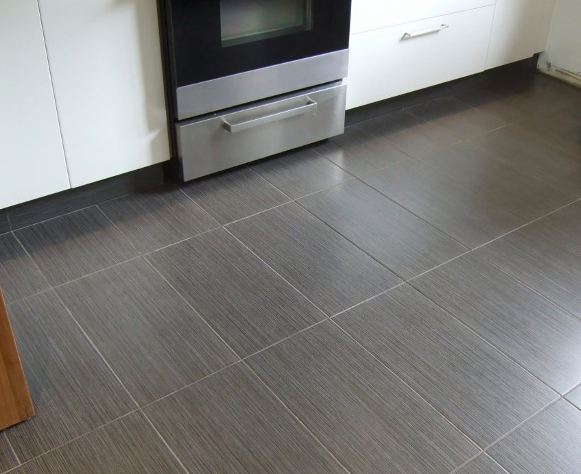 kitchen flooring wood grain tile