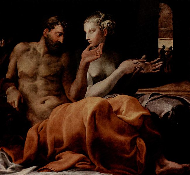 Odysseus and Penelope Bed Francesco_Primaticcio
