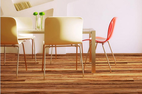 Vinyl flooring dining room