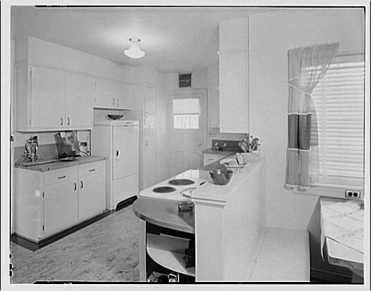 1920s and 30s kitchen Library of Congress