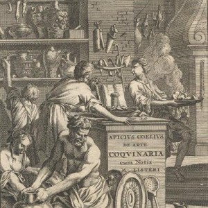 Ancient Roman kitchen depiction