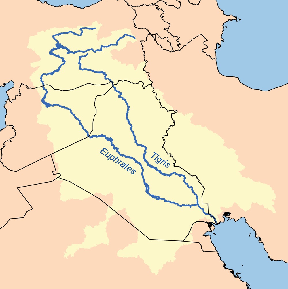 Euphrates and Tigris rivers