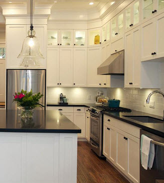 kitchen subway tile white
