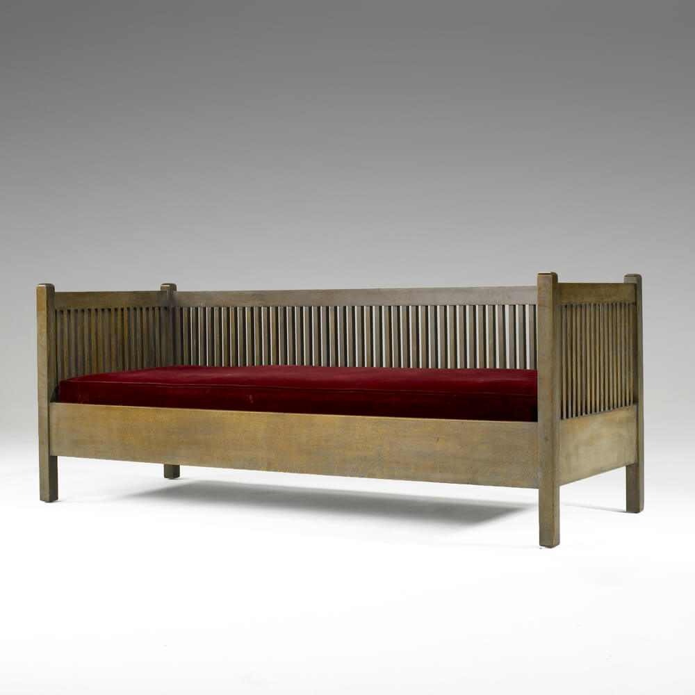 arts and crafts settee