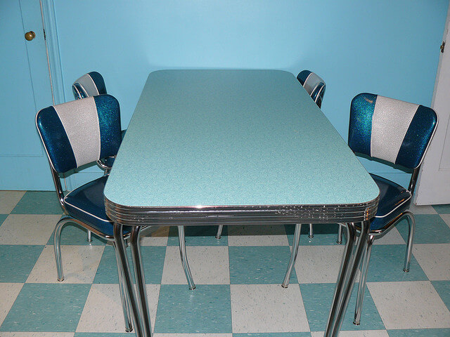 formica kitchen table dinette set