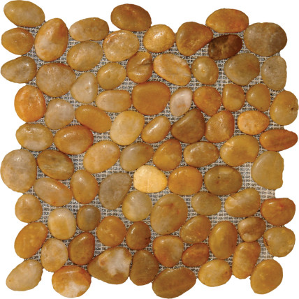 pebble backsplash