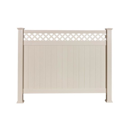 Lattice top fencing from BuildDirect