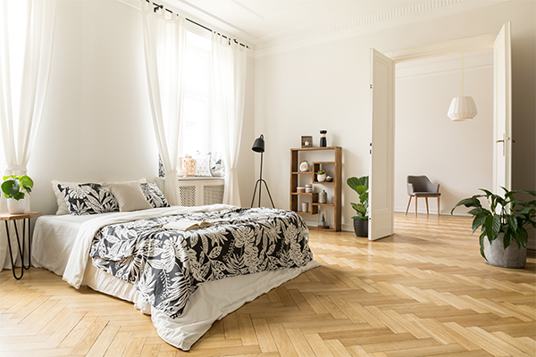 herringbone laminate flooring: easy, opulent, and